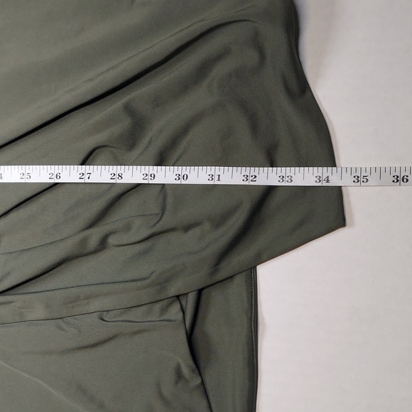 Cuty Fashion Ladies Slim Fit Olive Green Dress - Picture 9 of 9